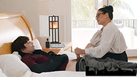 Flaming MILF teacher Dana Vespoli heals her student Ricky Spanish her own way