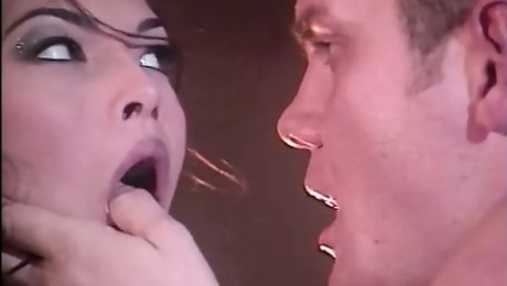 Gorgeous bastard is masterfully licking pussy and banging