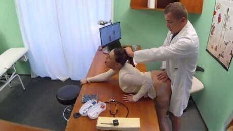 Doctor with a long cock fucked a long-legged Caroline Ardolino