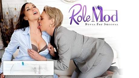 Aidra Fox and Nina Dee's big tits porn by Girls Way